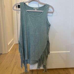 Suede tank